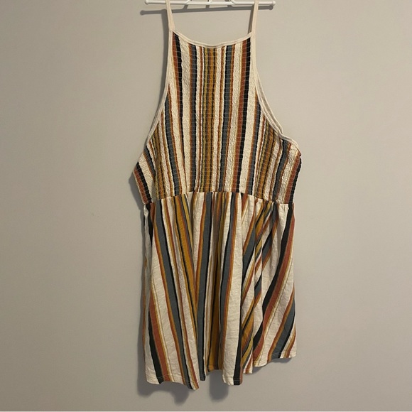 Torrid Super Soft Stripe Smocked Babydoll - Picture 4 of 7